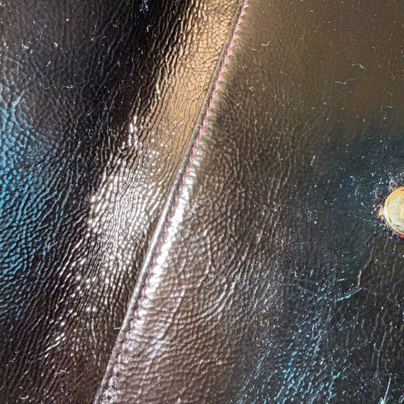 YSL -Vintage patent leather clutch - black - authentic - Picture 15 of 15